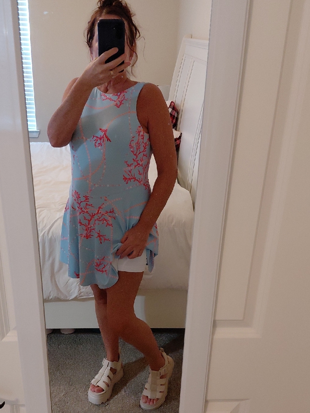NWT J. McLaughlin Turnberry Dress Size 4 Multicolored Reefs Attached Shorts